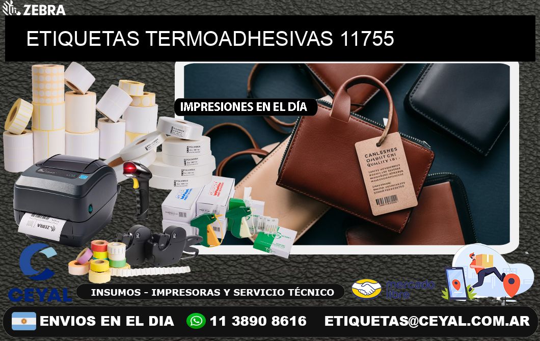 ETIQUETAS TERMOADHESIVAS 11755