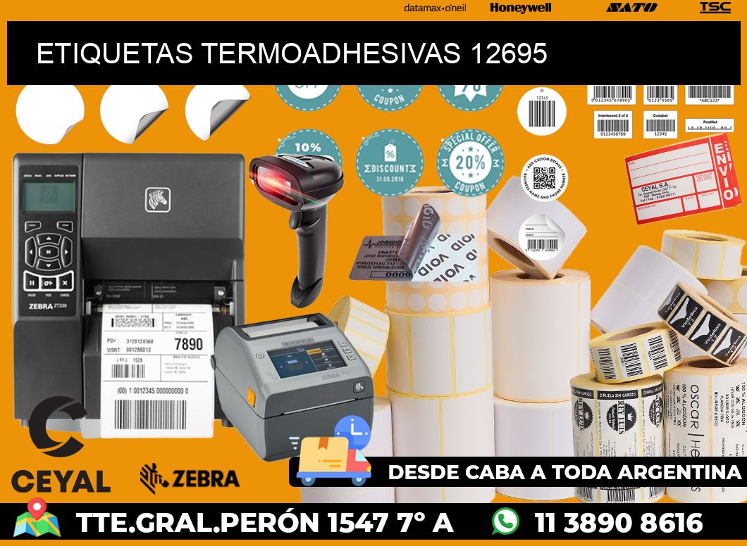 ETIQUETAS TERMOADHESIVAS 12695