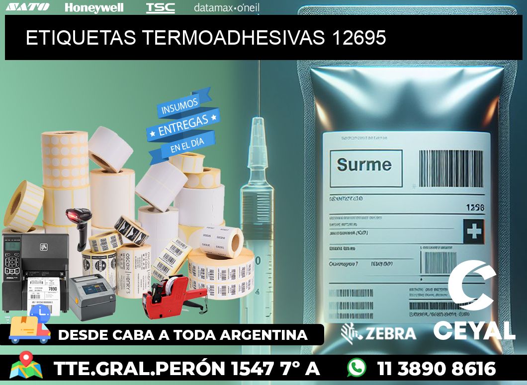 ETIQUETAS TERMOADHESIVAS 12695