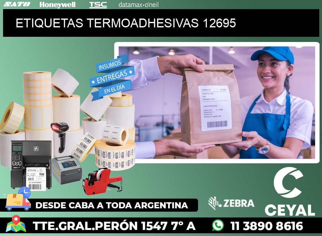 ETIQUETAS TERMOADHESIVAS 12695
