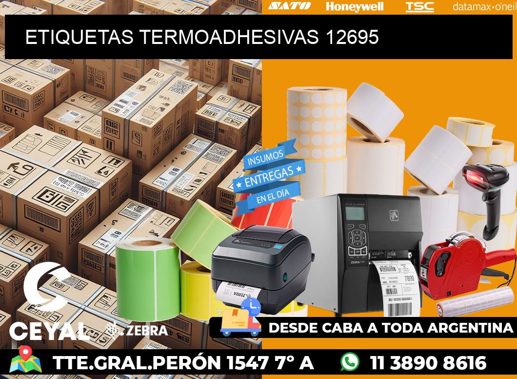 ETIQUETAS TERMOADHESIVAS 12695