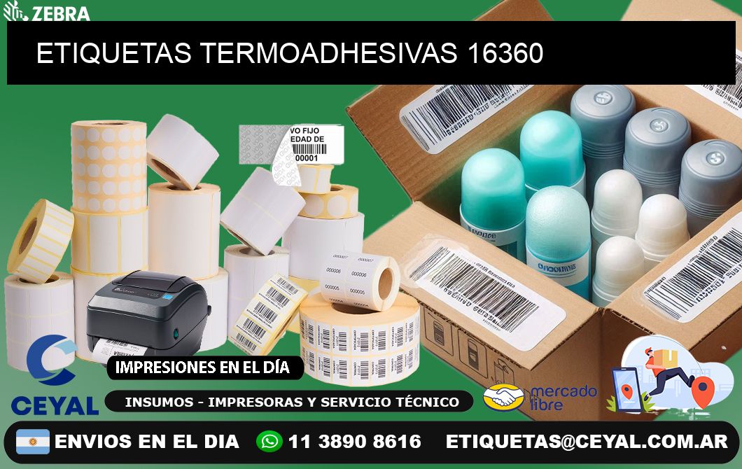 ETIQUETAS TERMOADHESIVAS 16360
