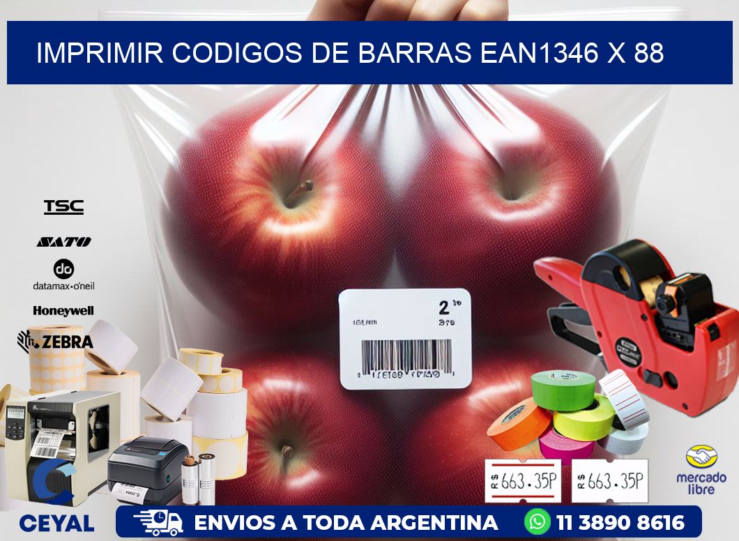 IMPRIMIR CODIGOS DE BARRAS EAN1346 x 88