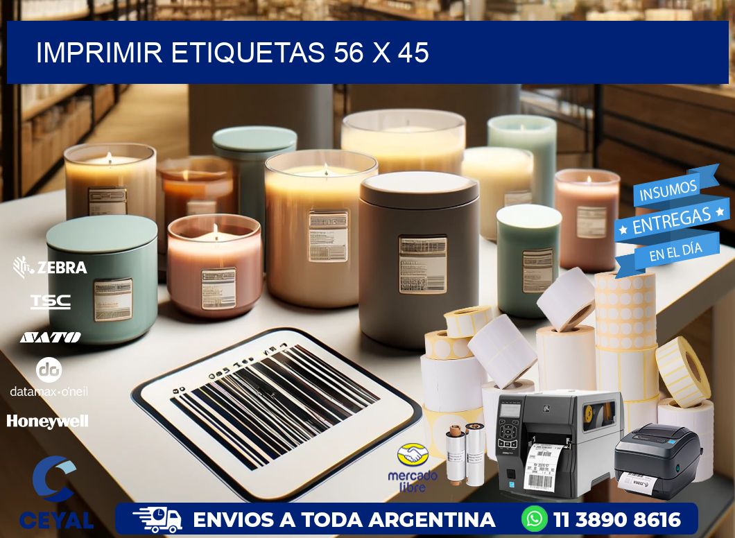 IMPRIMIR ETIQUETAS 56 x 45