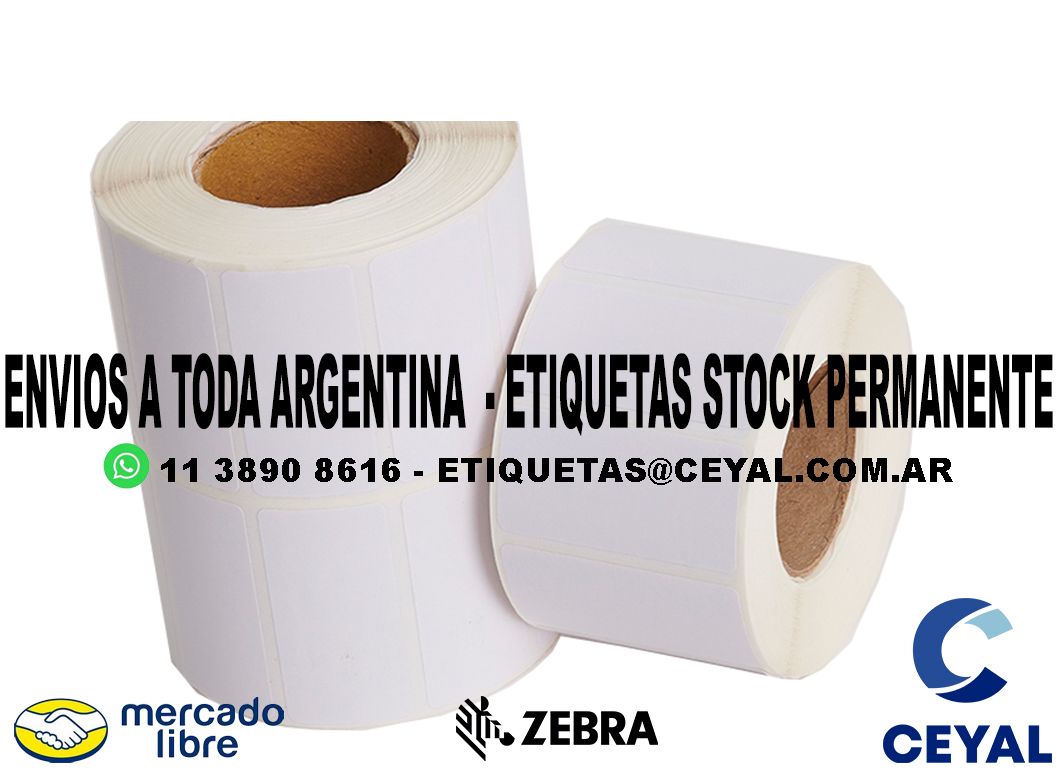 IMPRIMIR ETIQUETAS RECTAS 28 x 80