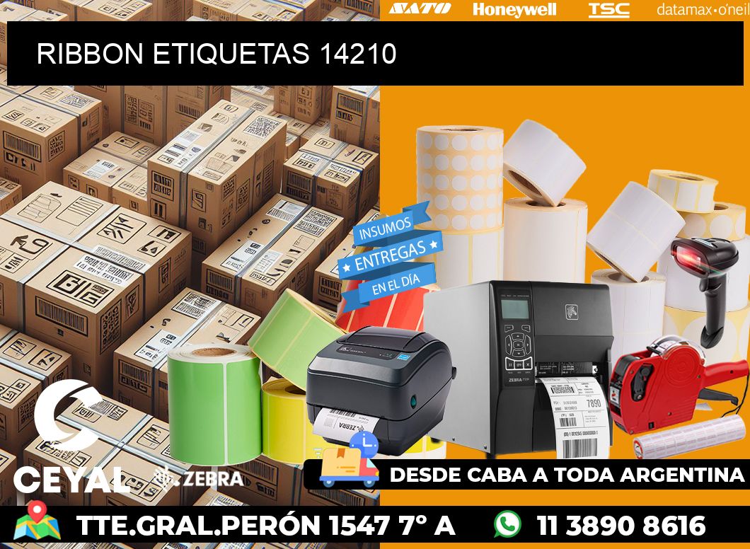 RIBBON ETIQUETAS 14210