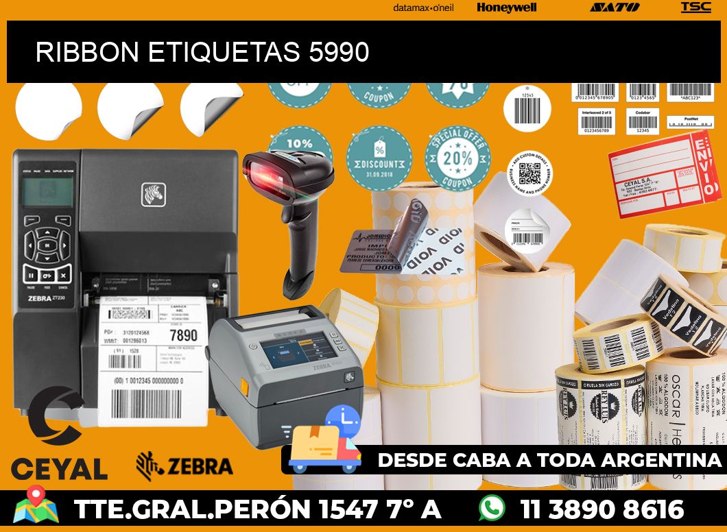 RIBBON ETIQUETAS 5990