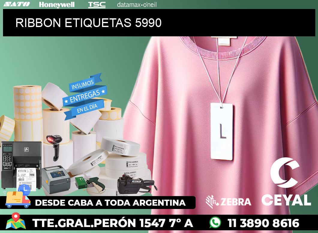 RIBBON ETIQUETAS 5990