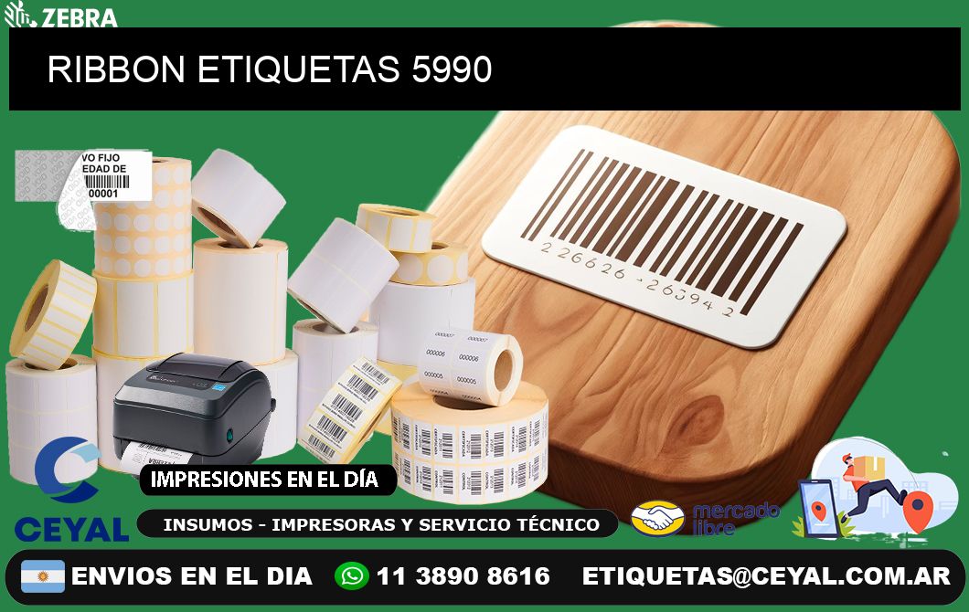RIBBON ETIQUETAS 5990