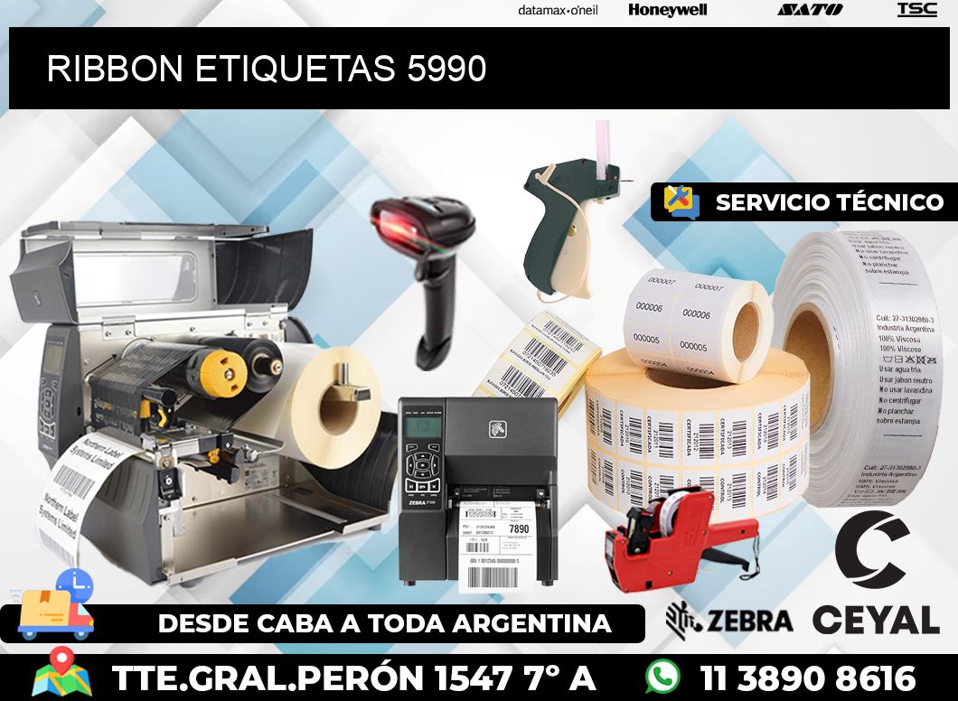 RIBBON ETIQUETAS 5990