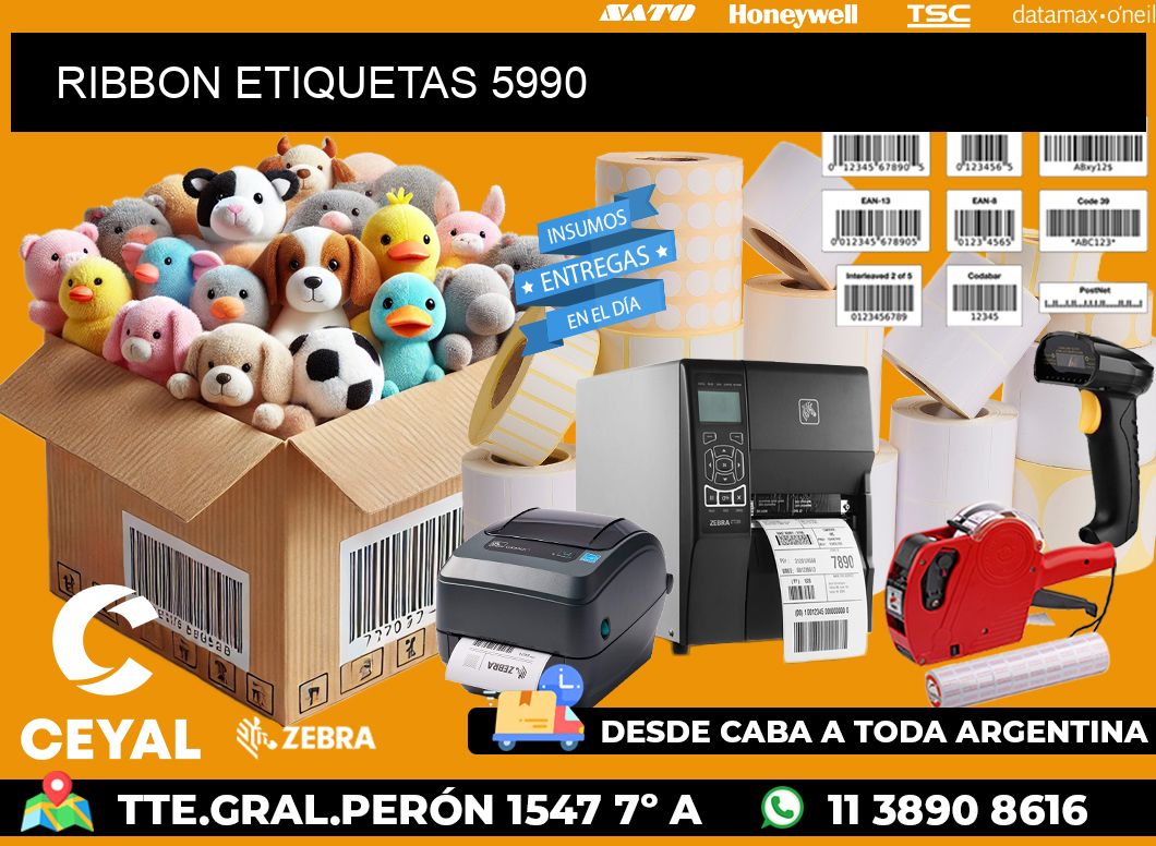 RIBBON ETIQUETAS 5990