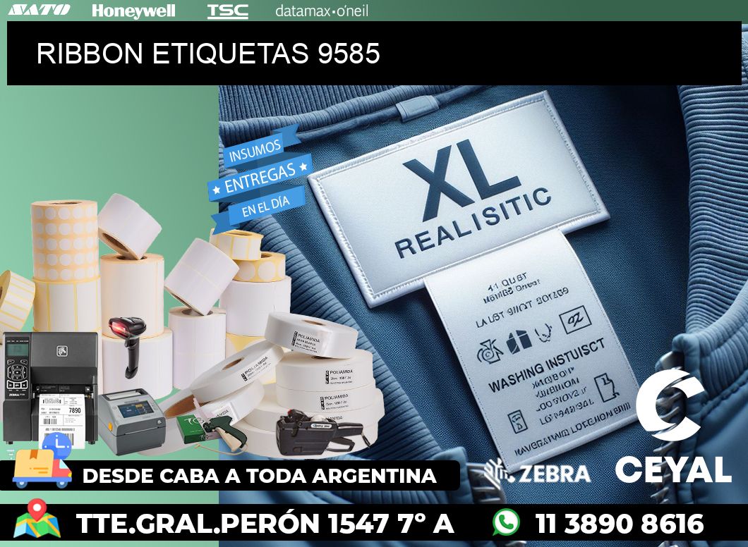 RIBBON ETIQUETAS 9585