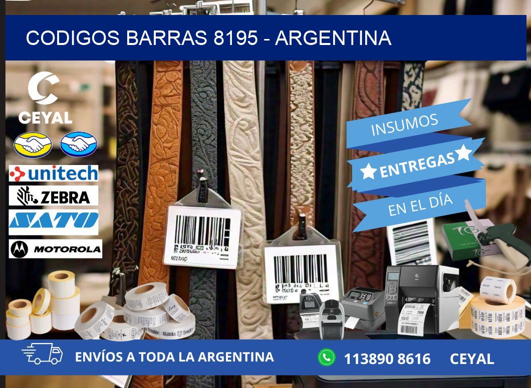 CODIGOS BARRAS 8195 - ARGENTINA