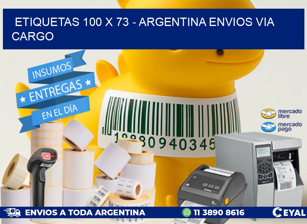 ETIQUETAS 100 x 73 – ARGENTINA ENVIOS VIA CARGO