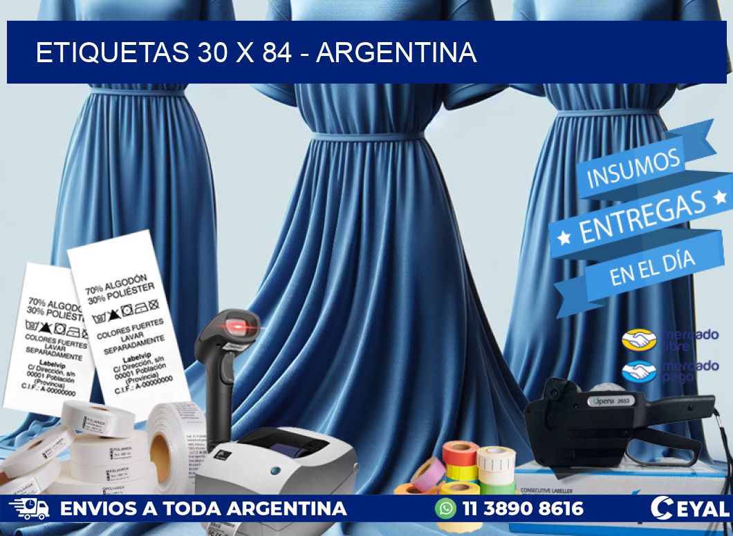 ETIQUETAS 30 x 84 – ARGENTINA