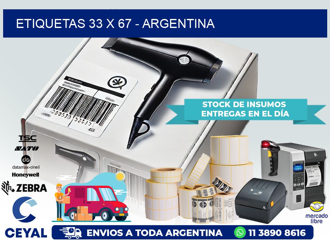 ETIQUETAS 33 x 67 – ARGENTINA