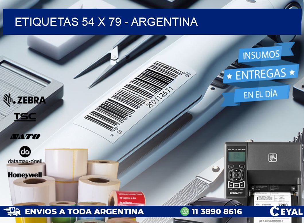 ETIQUETAS 54 x 79 - ARGENTINA