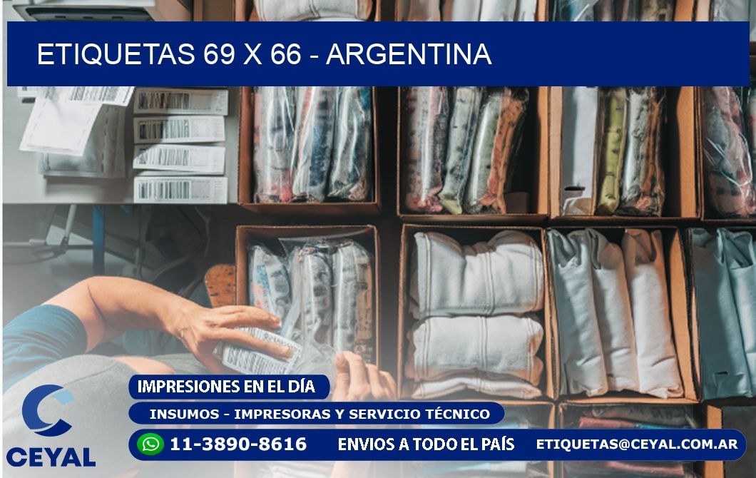 ETIQUETAS 69 x 66 - ARGENTINA