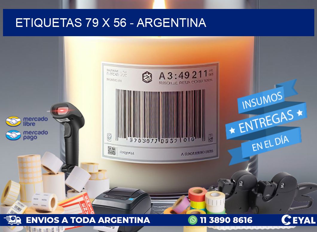 ETIQUETAS 79 x 56 - ARGENTINA