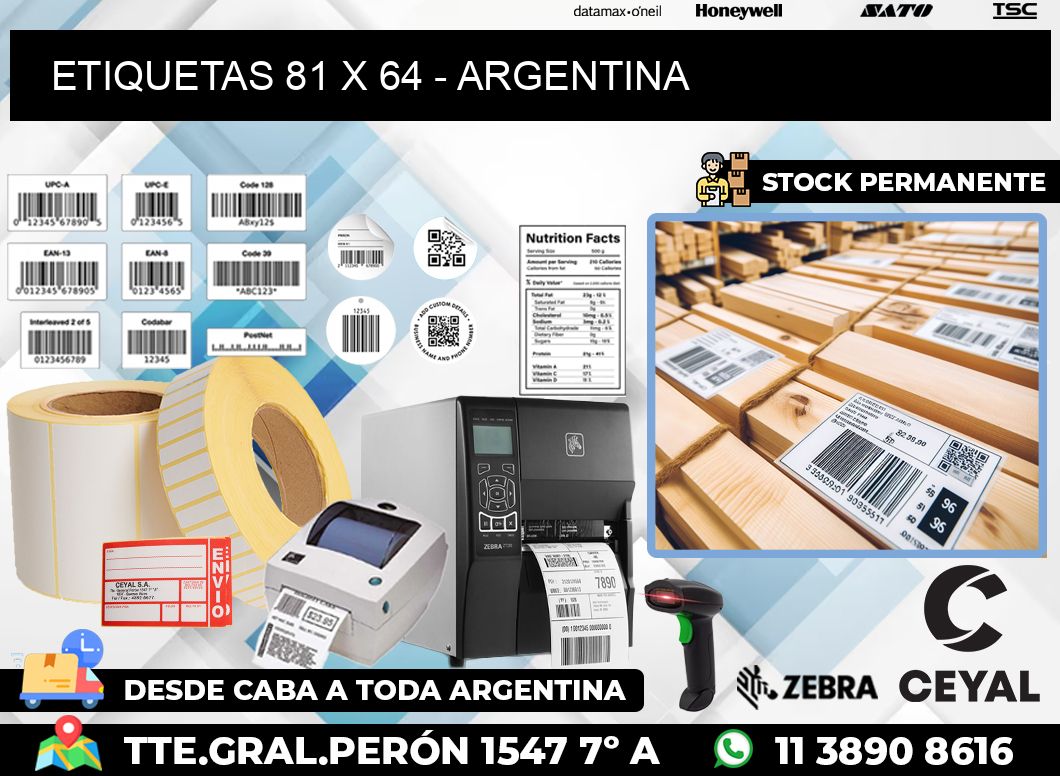 ETIQUETAS 81 x 64 – ARGENTINA