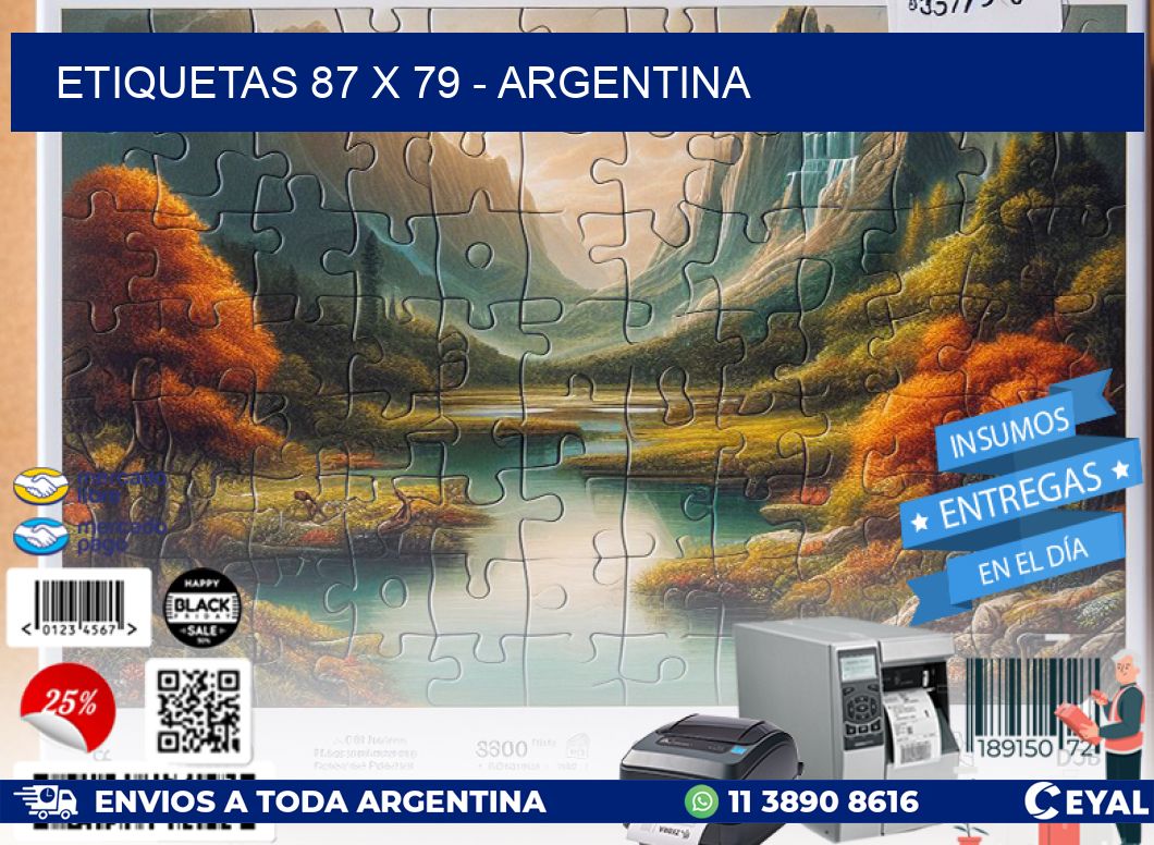 ETIQUETAS 87 x 79 - ARGENTINA