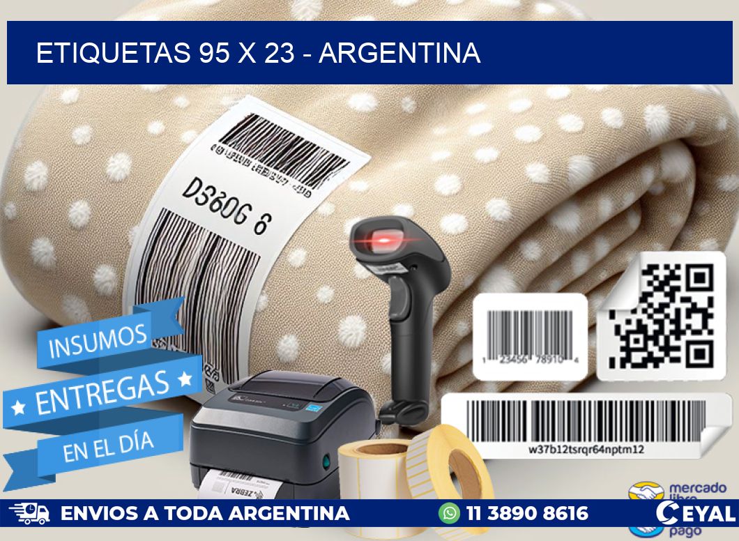 ETIQUETAS 95 x 23 - ARGENTINA