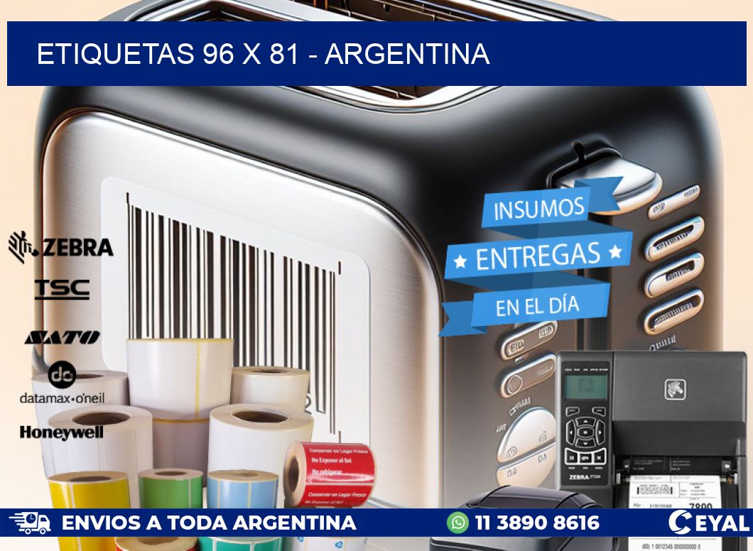 ETIQUETAS 96 x 81 - ARGENTINA