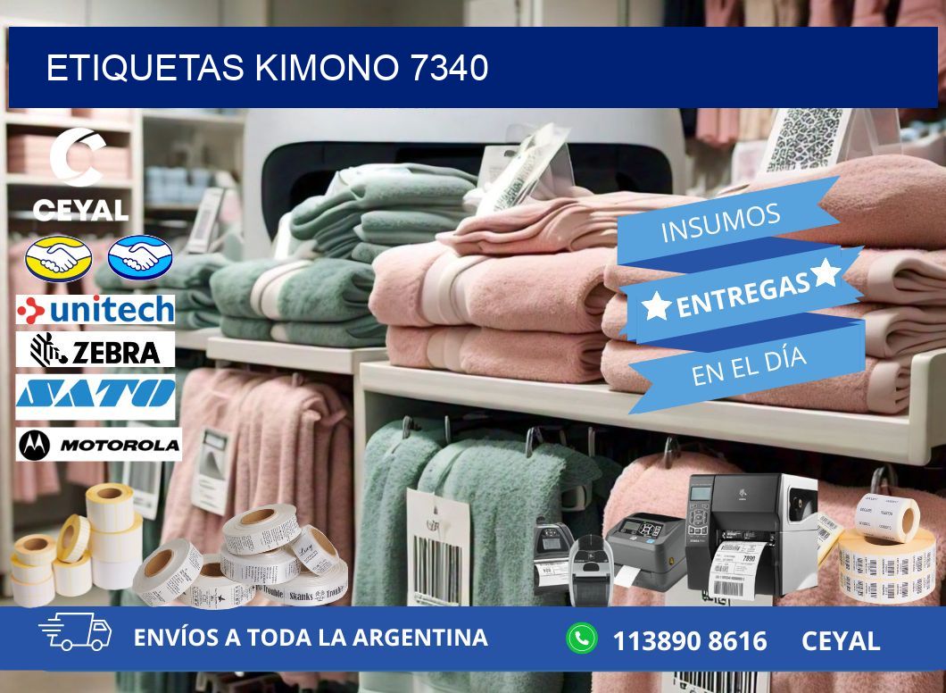 ETIQUETAS KIMONO 7340