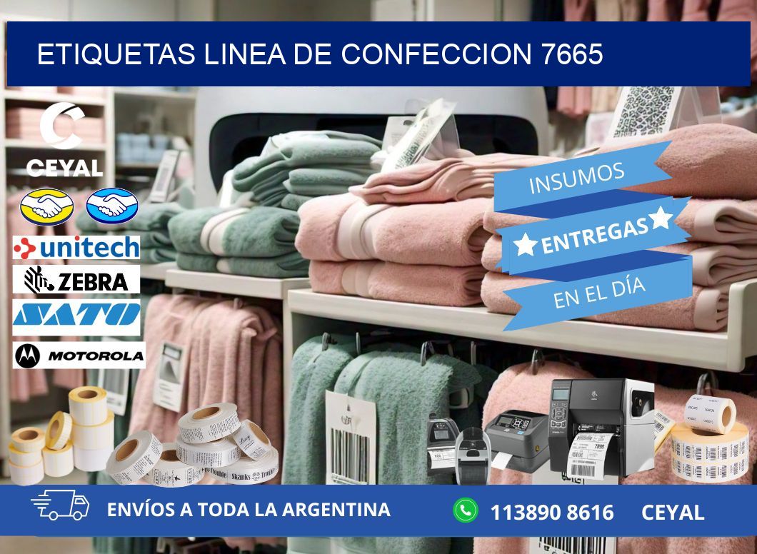 ETIQUETAS LINEA DE CONFECCION 7665