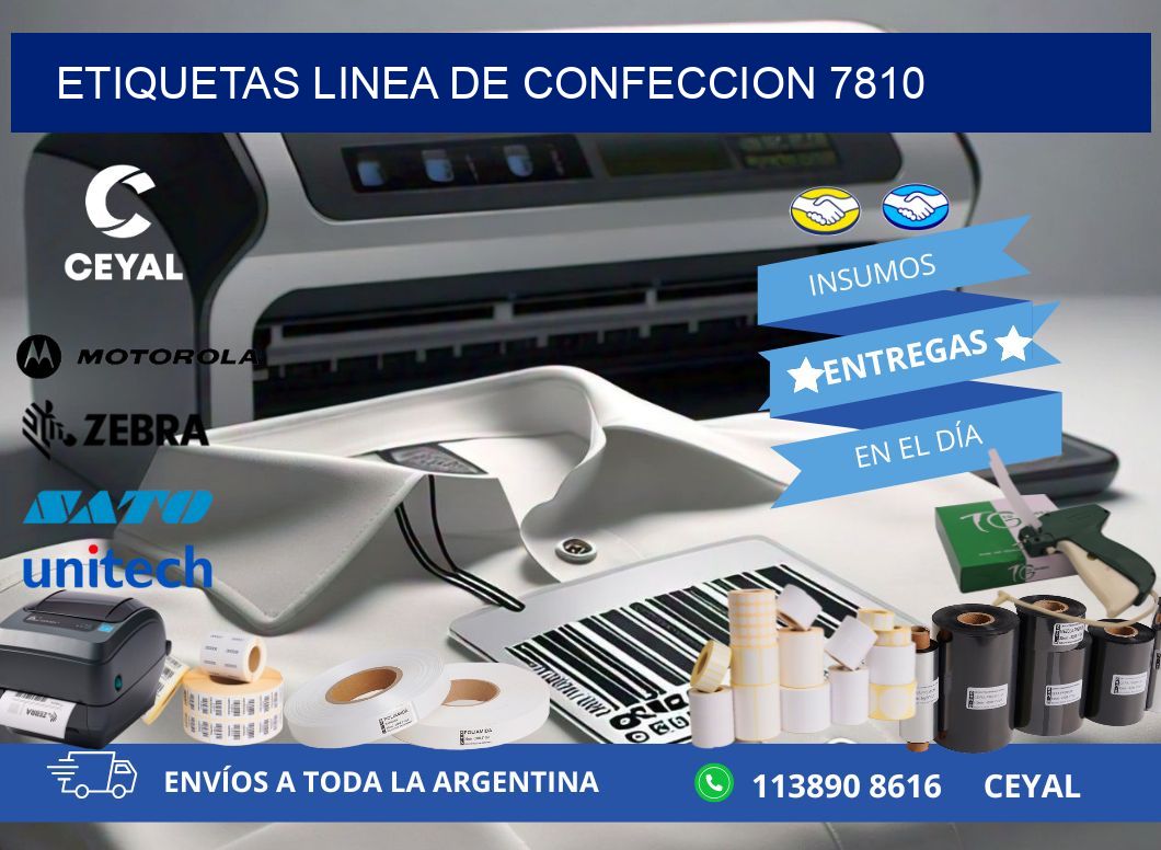 ETIQUETAS LINEA DE CONFECCION 7810