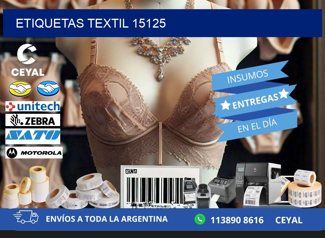 ETIQUETAS TEXTIL 15125