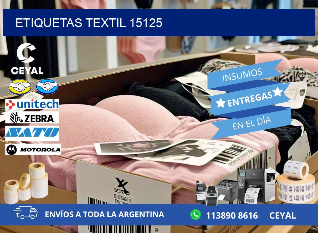 ETIQUETAS TEXTIL 15125