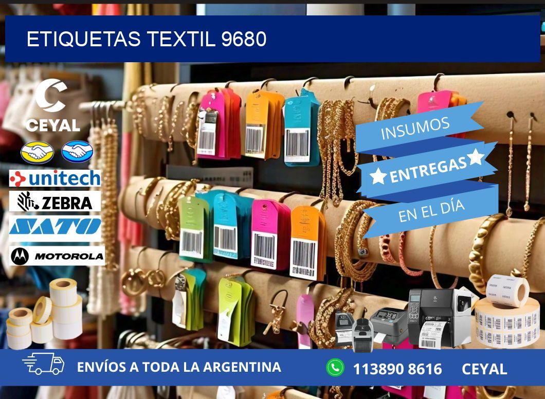 ETIQUETAS TEXTIL 9680