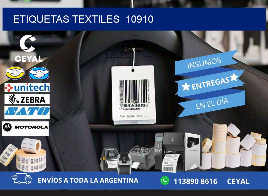 ETIQUETAS TEXTILES  10910