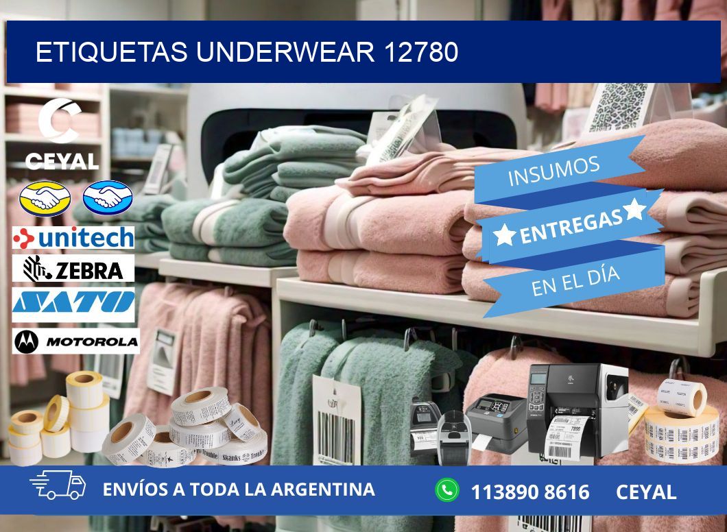 ETIQUETAS UNDERWEAR 12780