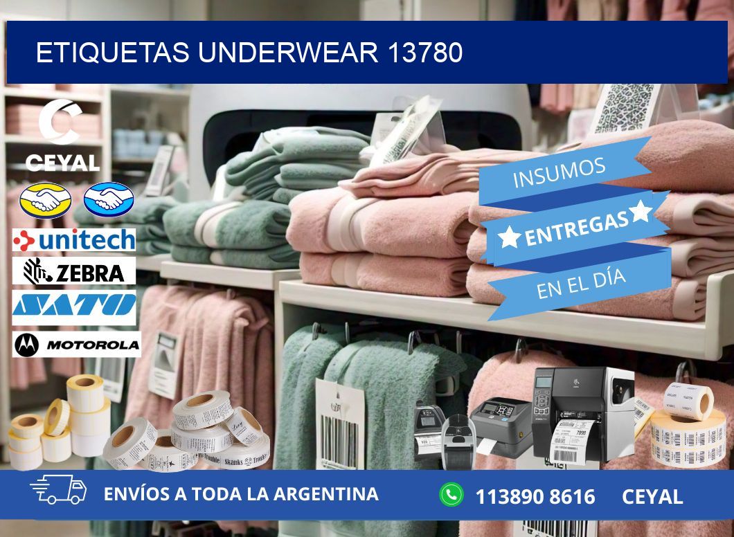 ETIQUETAS UNDERWEAR 13780
