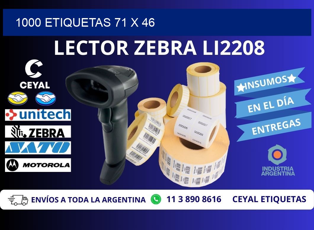 1000 ETIQUETAS 71 x 46