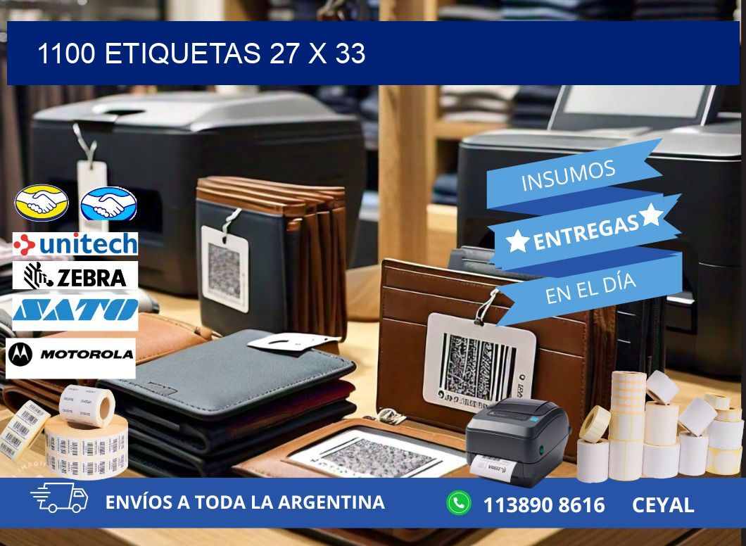 1100 ETIQUETAS 27 x 33