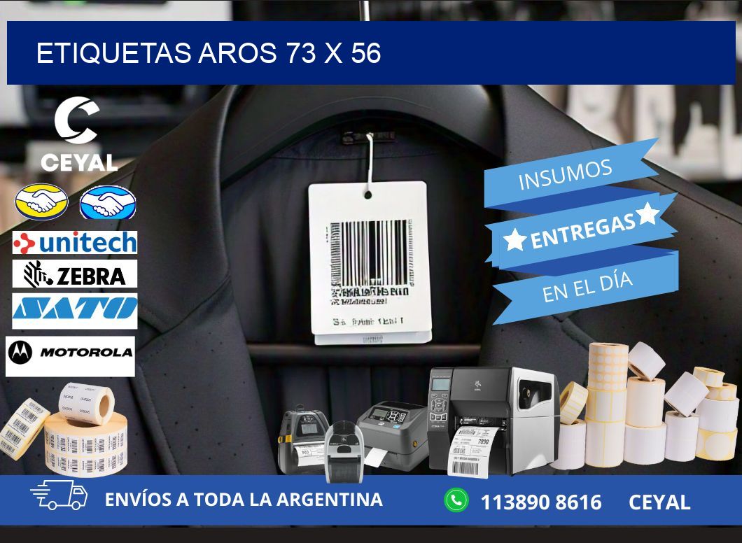 ETIQUETAS AROS 73 x 56