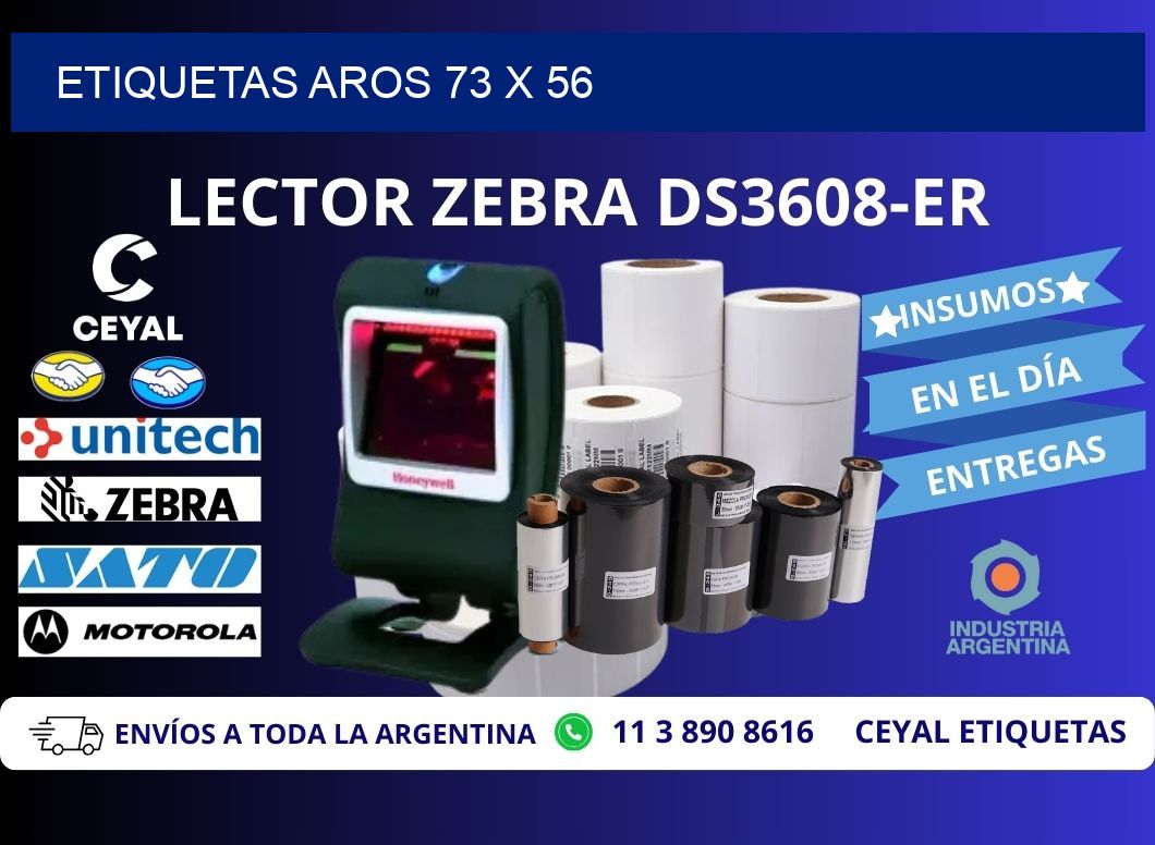 ETIQUETAS AROS 73 x 56