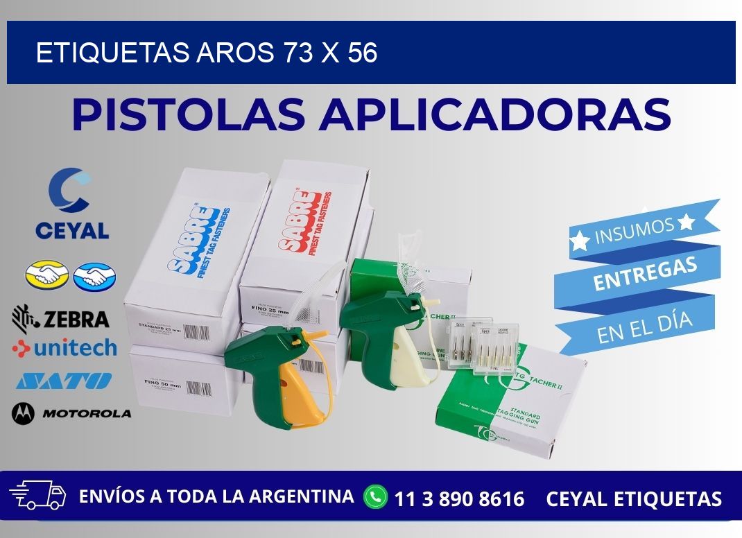 ETIQUETAS AROS 73 x 56