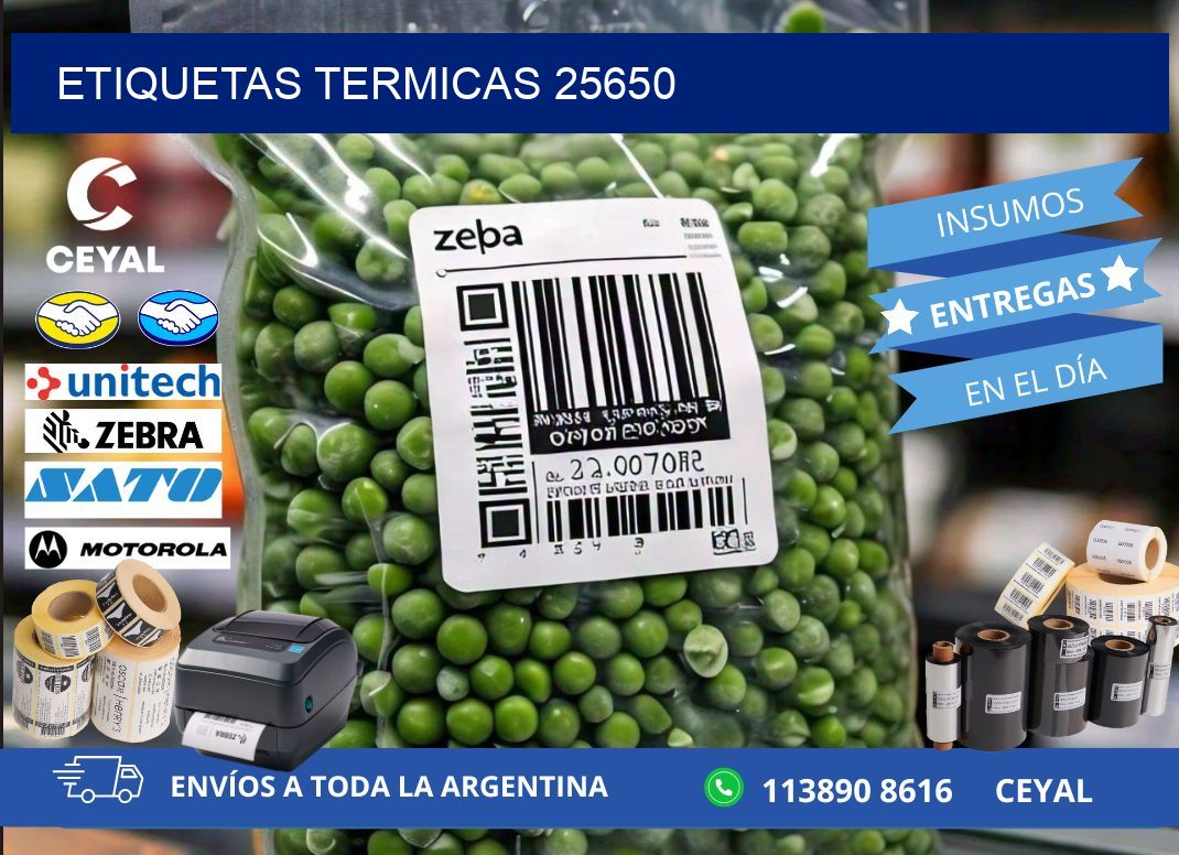 ETIQUETAS TERMICAS 25650