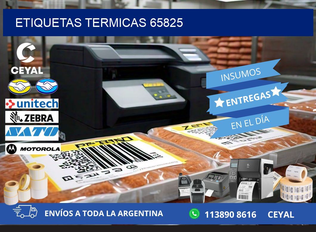 ETIQUETAS TERMICAS 65825