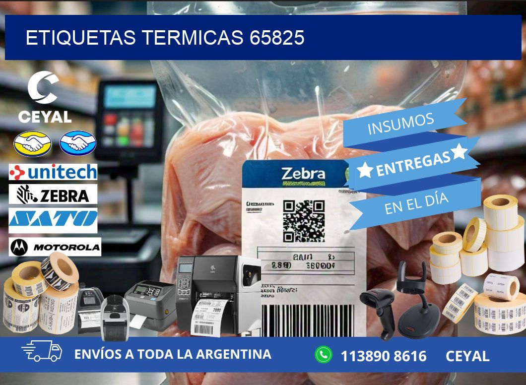 ETIQUETAS TERMICAS 65825