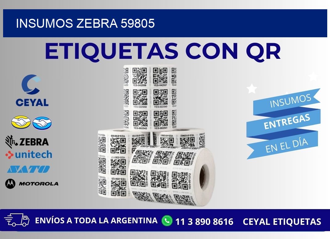 INSUMOS ZEBRA 59805