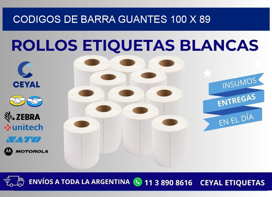 CODIGOS DE BARRA GUANTES 100 x 89