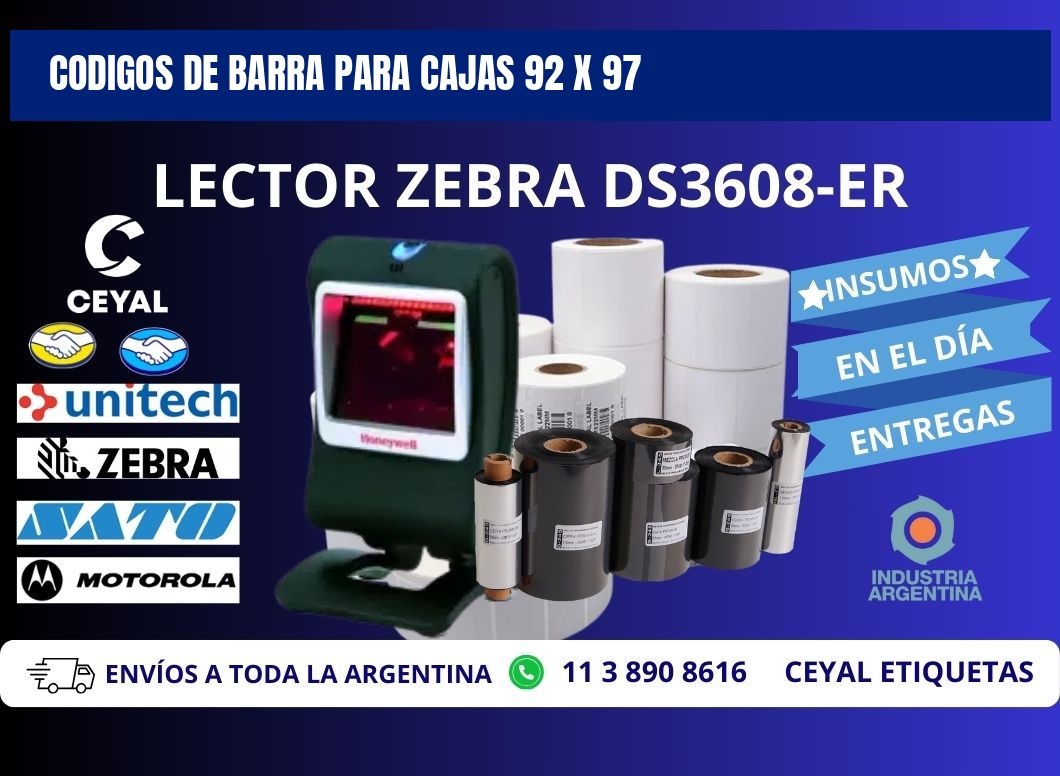 CODIGOS DE BARRA PARA CAJAS 92 x 97