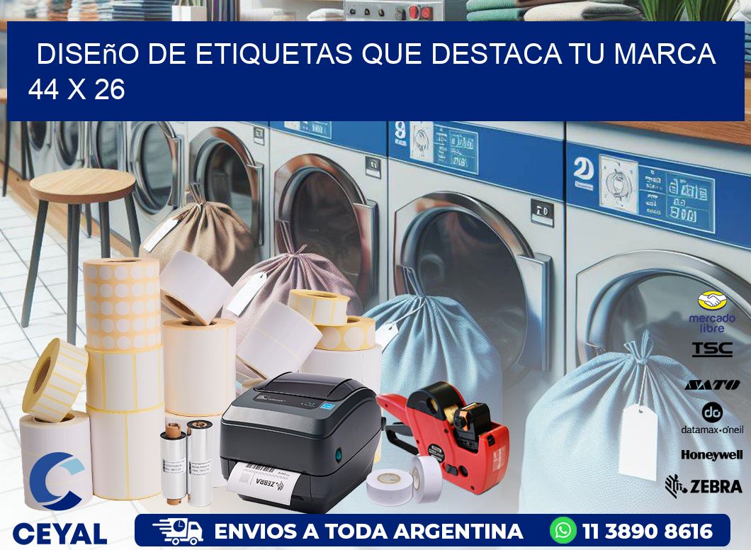 Diseño de Etiquetas que Destaca tu Marca 44 x 26