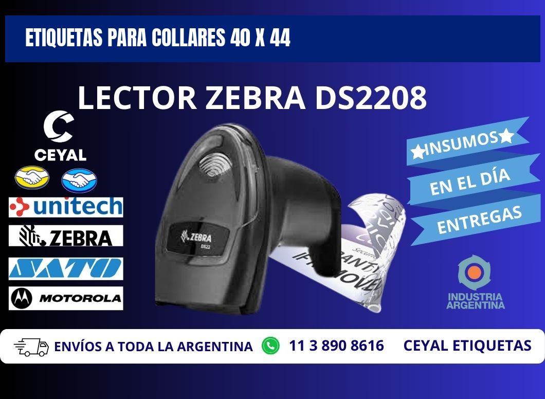 ETIQUETAS PARA COLLARES 40 x 44