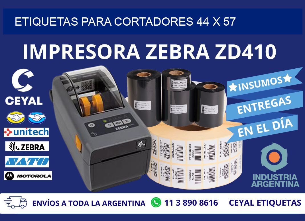 ETIQUETAS PARA CORTADORES 44 x 57